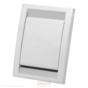 DECO 01.: Hvit plast DECO sugekontakt