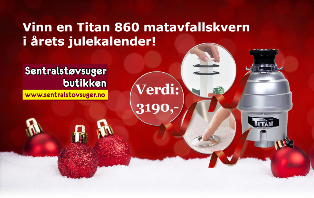 Vinn en matavfallskvern i årets julekalender!